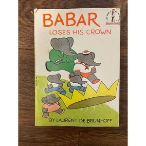 Babar Loses His Crown 1967 In Dust Jacket